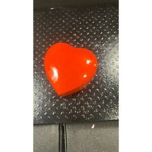 Orange/Red Heart Trinket or Jewelry Box